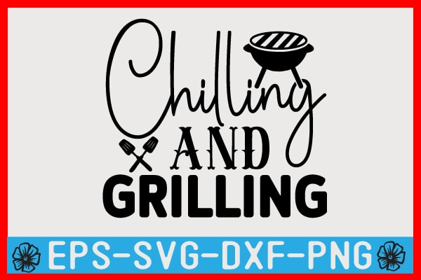 BBQ SVG T shirt Design Template