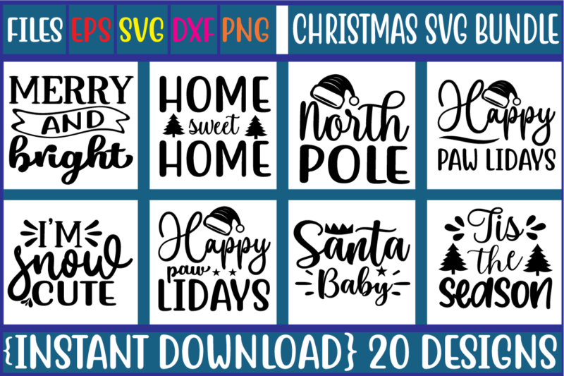 christmas svg bundle graphic t shirt