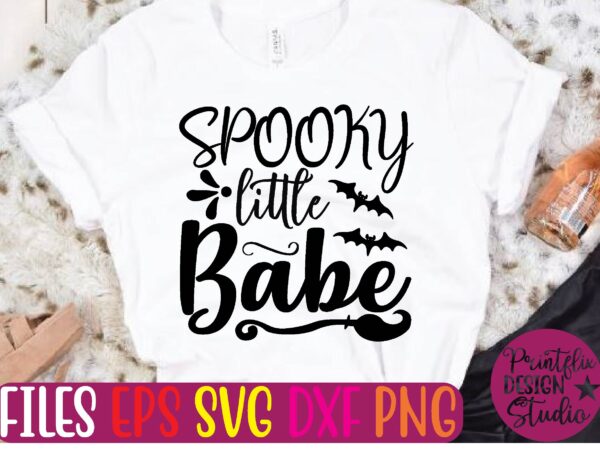 Spooky little bade graphic t shirt