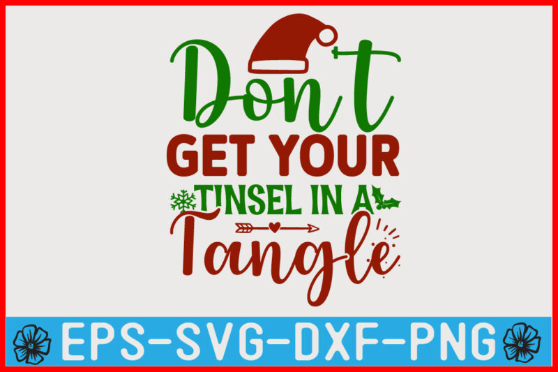 Christmas SVG T shirt Design Template