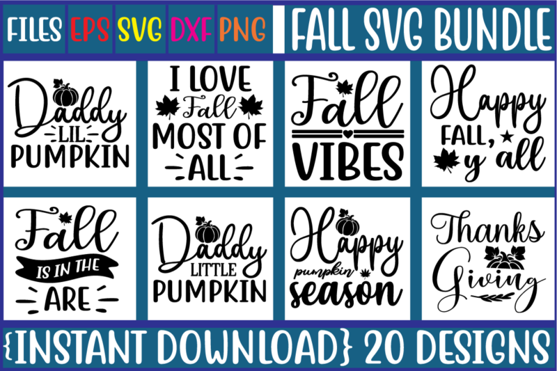 Fall svg bundle t shirt template