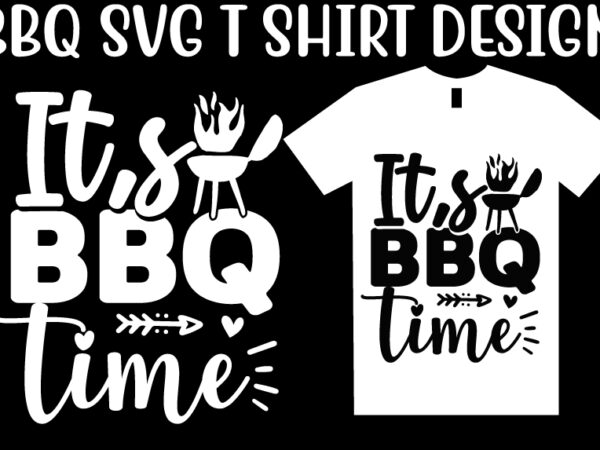 Bbq svg t shirt design template