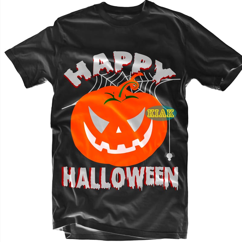 Halloween t shirt design, Pumpkin scary Svg, Pumpkin horror Svg ...