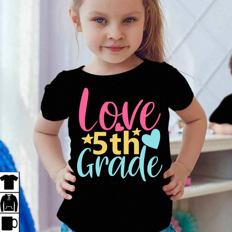 21 packs of student t-shirt designs, Teacher svg bundle, Back to school svg, funny quote svg for Cricut, School SVG bundle, Bundle School, School Bundles, 5th Grade Superhero Svg, 5th