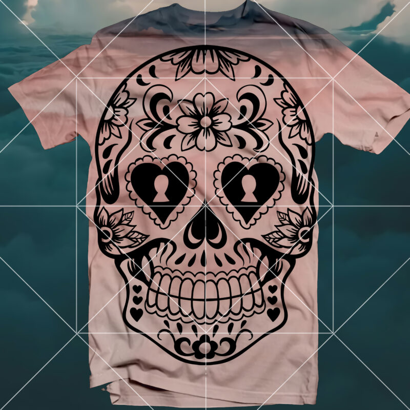 Skull SVG 10 Bundle Part 2, Bundle Skull, Bundles Skull, Skull Bundle, Sugar Skull Bundle, Calavera Svg, Day of the dead Svg, halloween, Mandala Skull, Mexican Skull vector, Skull logo,