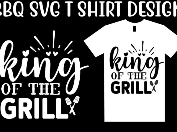 Bbq svg t shirt design template