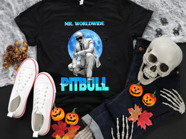 Mr world wide pitbull png, mr world wide png t shirt designs for sale