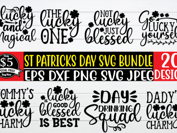 St patricks day svg -bundle graphic t shirt