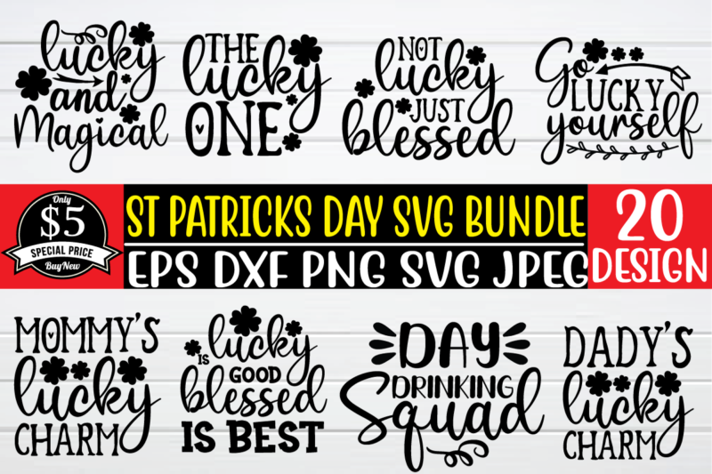 St Patricks Day Svg -bundle graphic t shirt