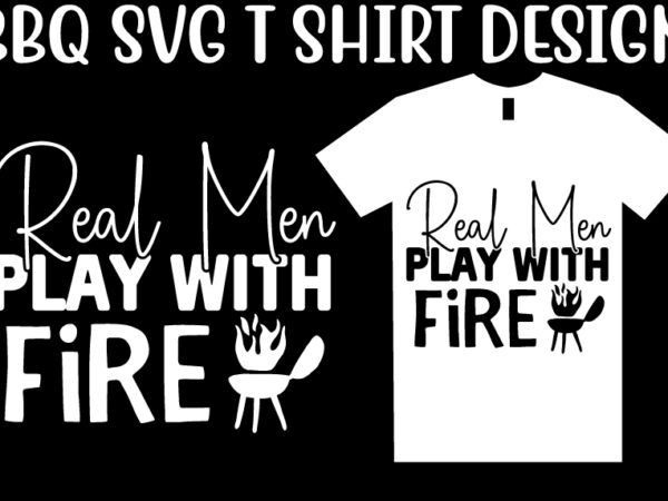 Bbq svg t shirt design template