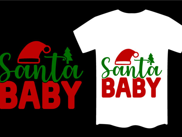 Christmas svg t shirt design template