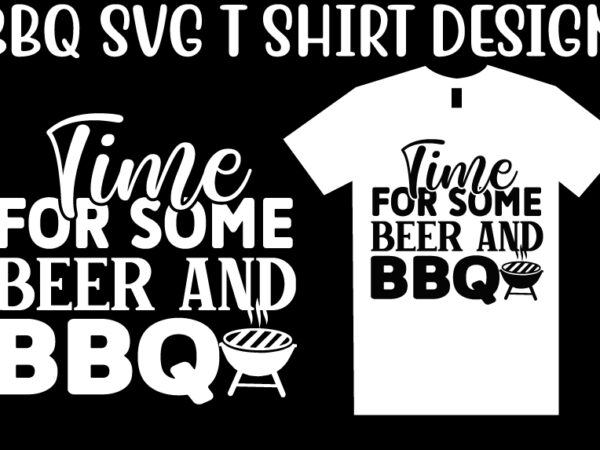 Bbq svg t shirt design template