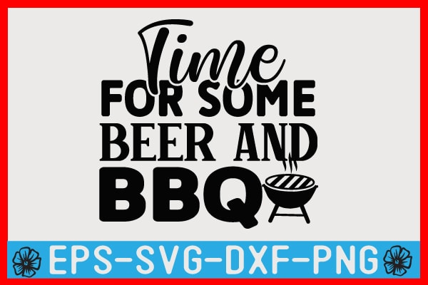 BBQ SVG T shirt Design Template - Buy t-shirt designs