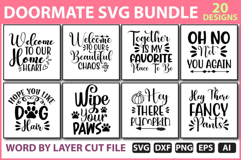 Doormat SVG Bundle