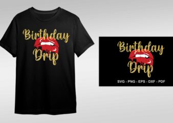 Birthday Gift, Birthday Drip Gift Diy Crafts Svg Files For Cricut, Silhouette Sublimation Files