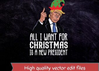 All i want for christmas is a new president sweater sale