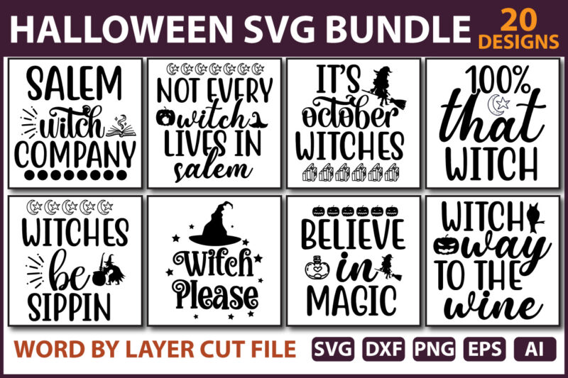 Halloween svg bundle