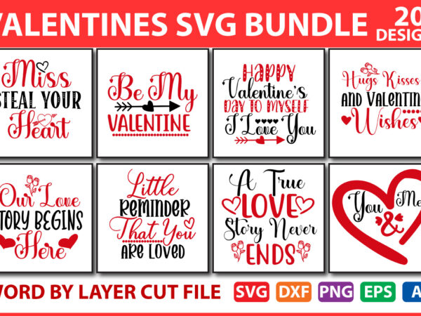 Valentines day svg bundle vol.3 t shirt vector art