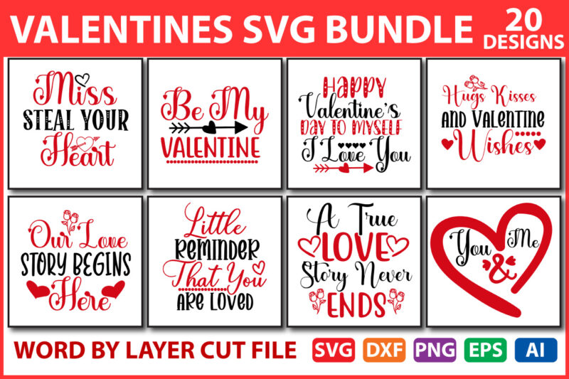 Valentines day SVG Bundle vol.3