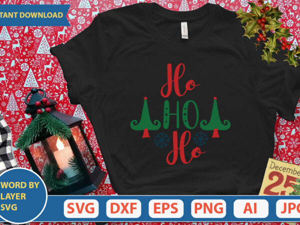 Ho ho ho svg vector for t-shirt