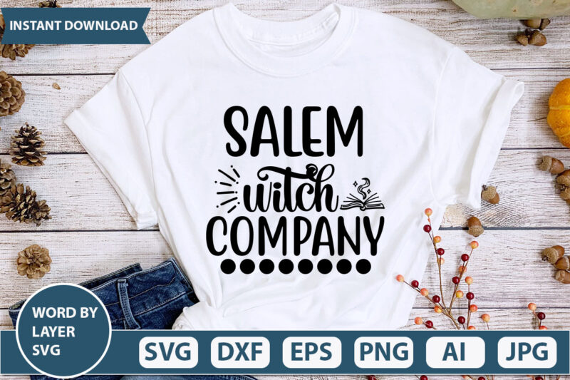 salem witch company SVG Vector for t-shirt