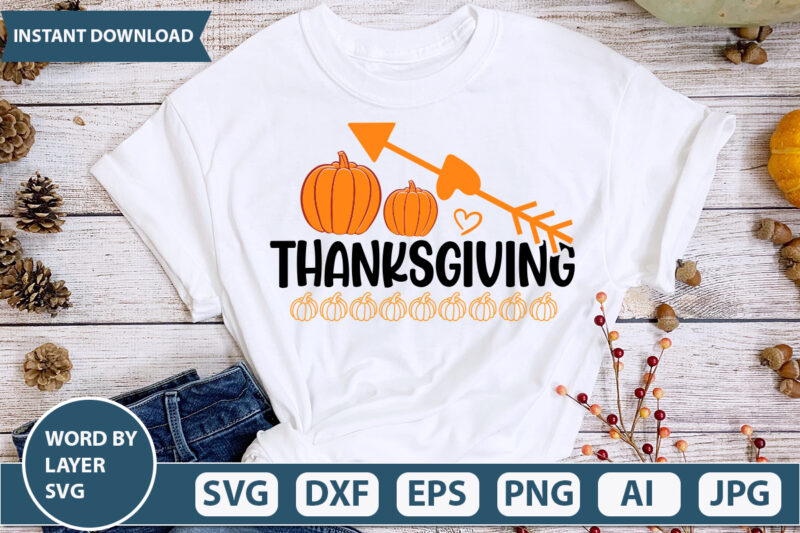 THANKSGIVING SVG Vector for t-shirt