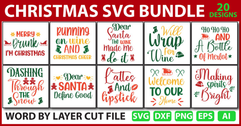 Christmas SVG Bundle