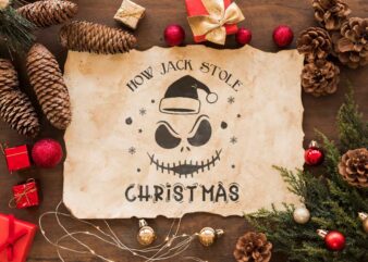 Christmas Gift Idea, How Jack Stole Christmas Diy Crafts Svg Files For Cricut, Silhouette Sublimation Files