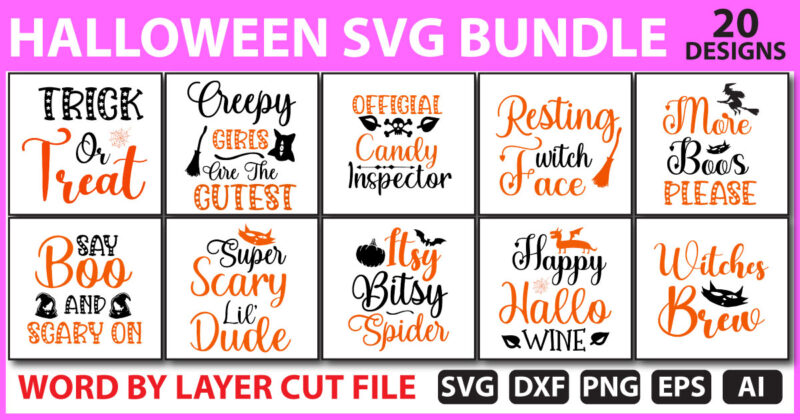 Halloween svg bundle