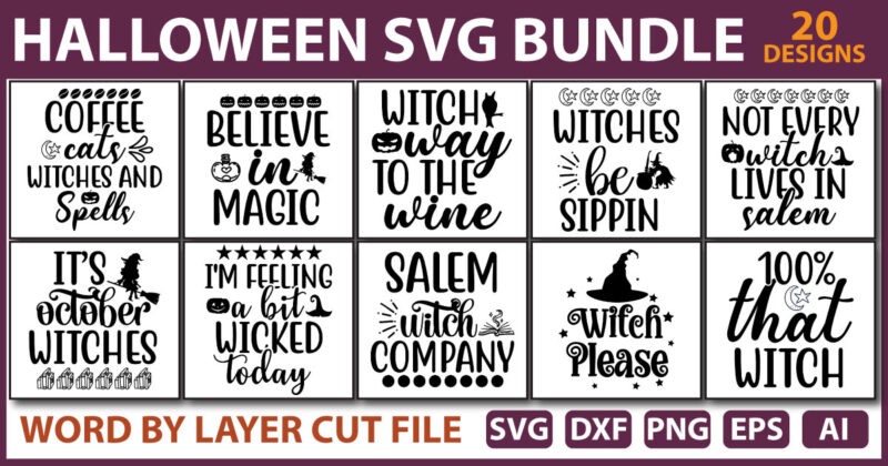 Halloween svg bundle