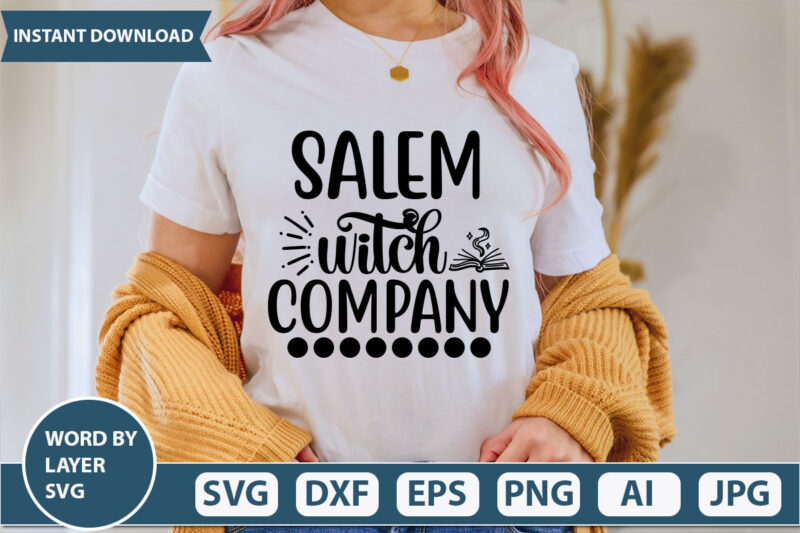 salem witch company SVG Vector for t-shirt