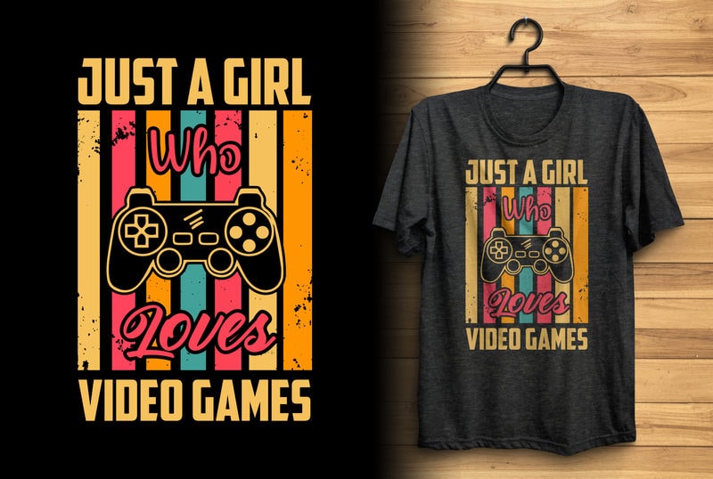 gaming t-shirt design. gaming t shirt design. game design. game t shirt  design.games t shirt design. I Love It When My Girlfriend Lets Me Play  Video Games 20960270 Vector Art at Vecteezy