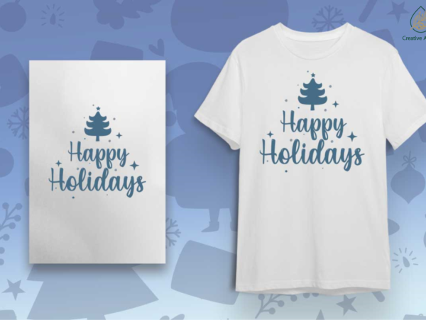 Happy holiday gift ideas diy crafts svg files for cricut, silhouette sublimation files graphic t shirt