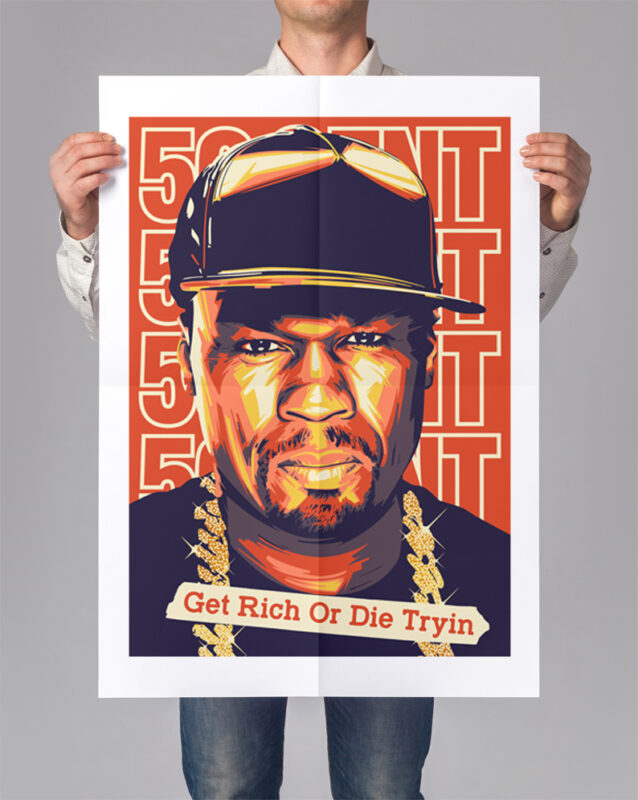 GREATEST POP ART DESIGNS – RAPPER ARTWORKS THEME part 2