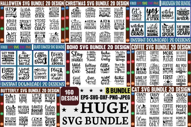 The huge svg bundle t shirt designs for sale