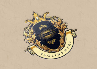 Best King Badge Logo Luxury Company