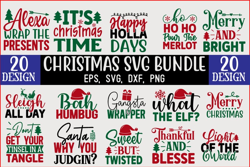 Christmas SVG T shirt Design Bundle - Buy t-shirt designs