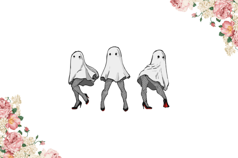 Sexy Ghosts Halloween Party Diy Crafts Svg Files For Cricut, Silhouette Sublimation Files