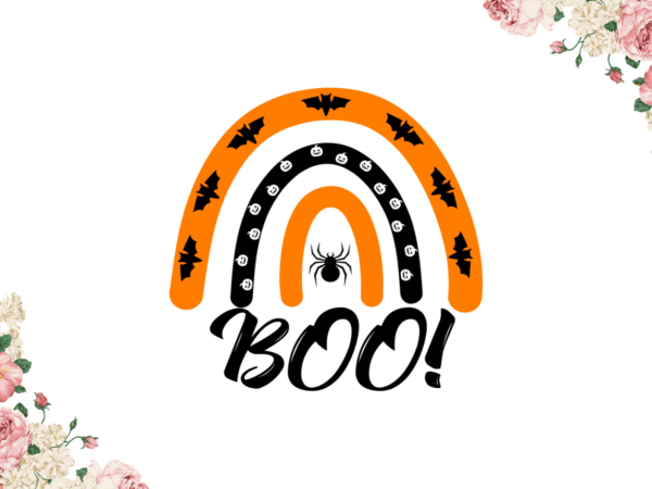 Boo gift for halloween decor diy crafts svg files for cricut, silhouette sublimation files t shirt template