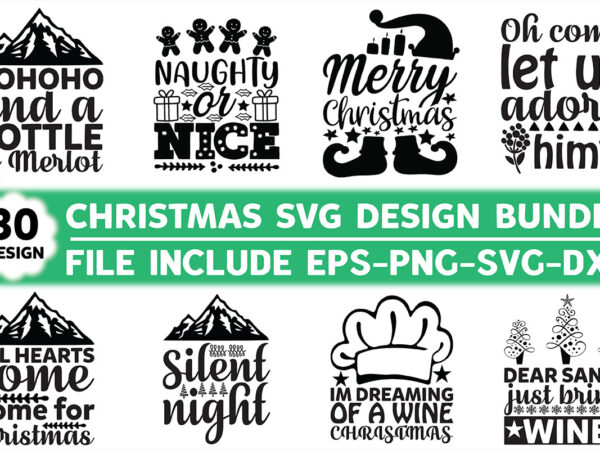 Christmas svg design bundle