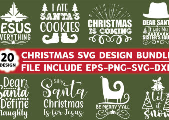 Christmas Svg Design Bundle