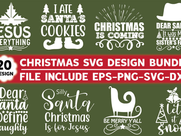 Christmas svg design bundle