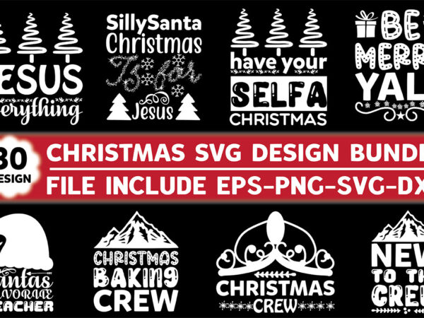 Christmas svg design bundle