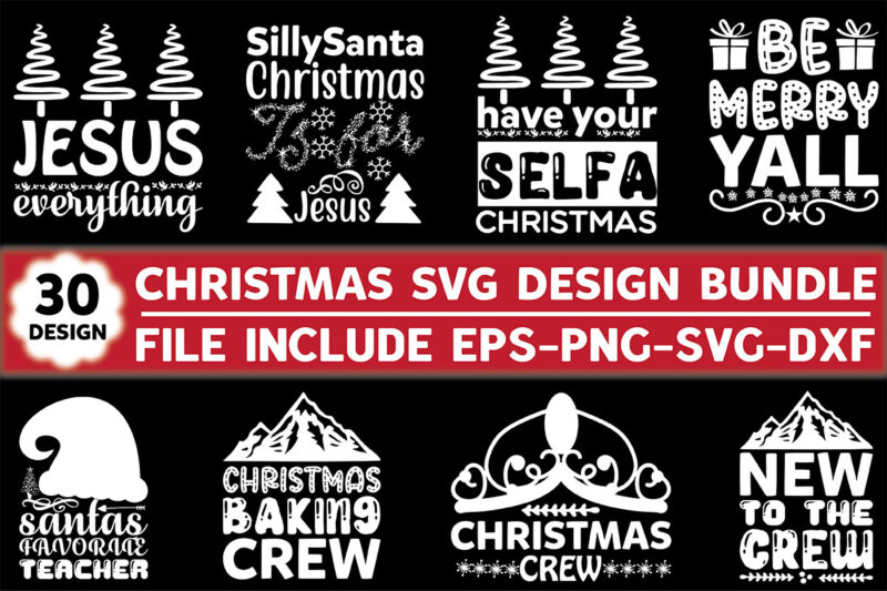 Christmas Svg Design Bundle