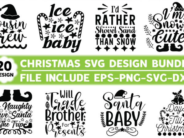 Christmas svg design bundle