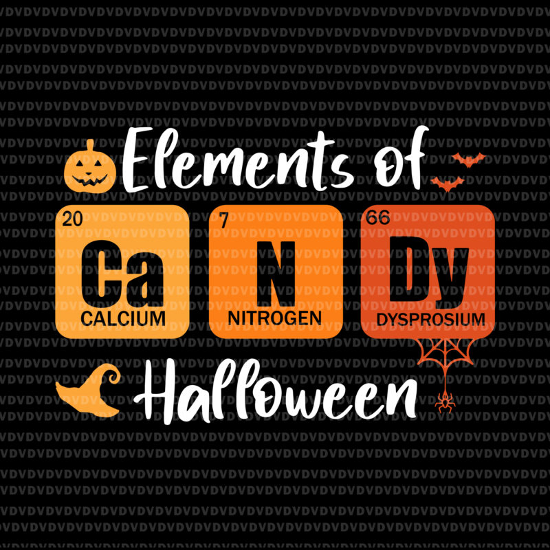 Elements Of Halloween Svg, Funny Sweets Lover Chemist Premium Svg, Halloween Svg, Candy Halloween Svg