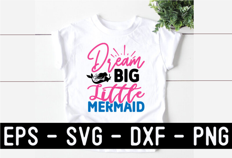 Mermaid SVG Quotes design Template