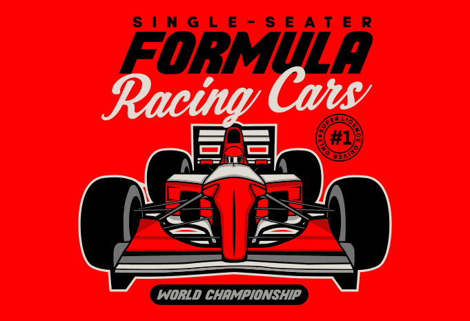 FORMULA RACING CAR - Buy t-shirt designs