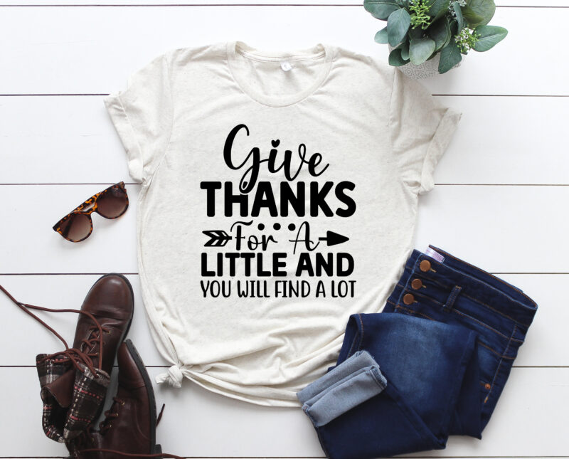 Thanksgiving SVG T shirt Design Template