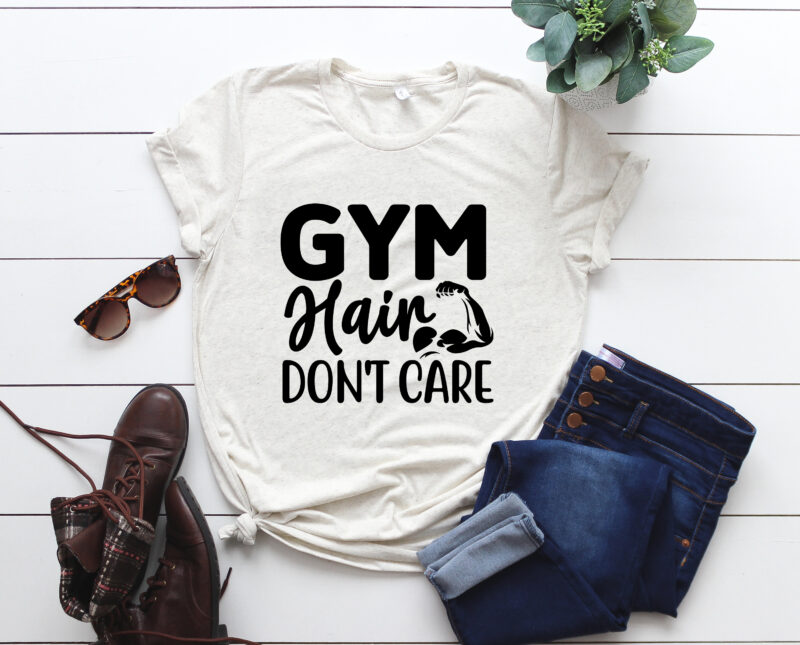 Workout SVG T shirt Design Template